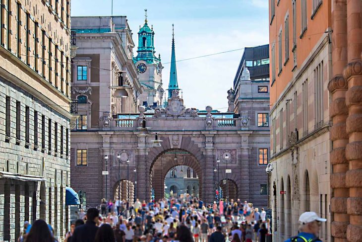 De compras en Estocolmo