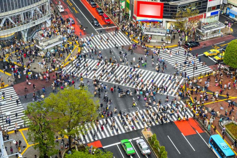 El Cruce de Shibuya en Tokio para visitar en Japón