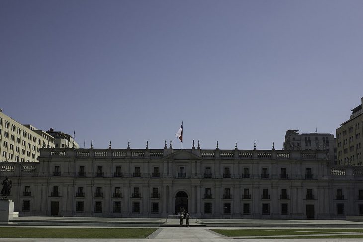 El Palacio de la Moneda de Santiago de Chile