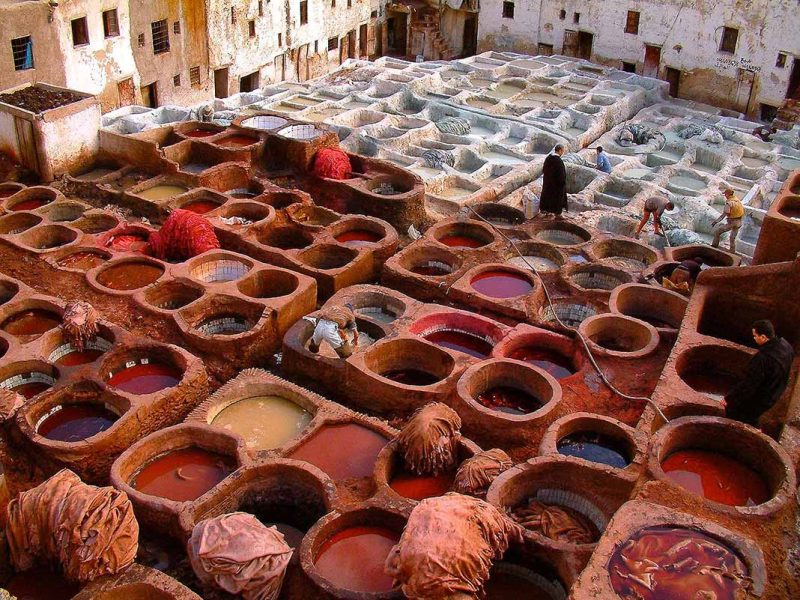 Visitar Chouwara, el zoco de curtidores en Fez