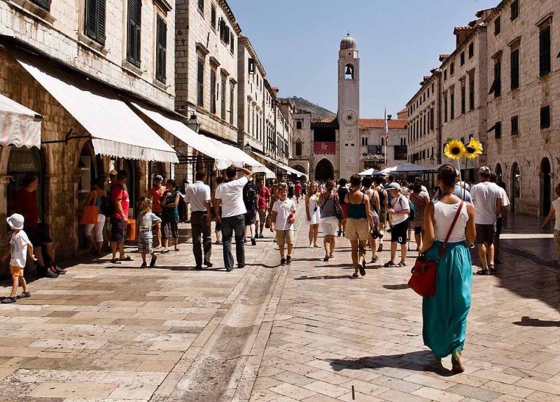 La calle Stradun en Dubrovnik