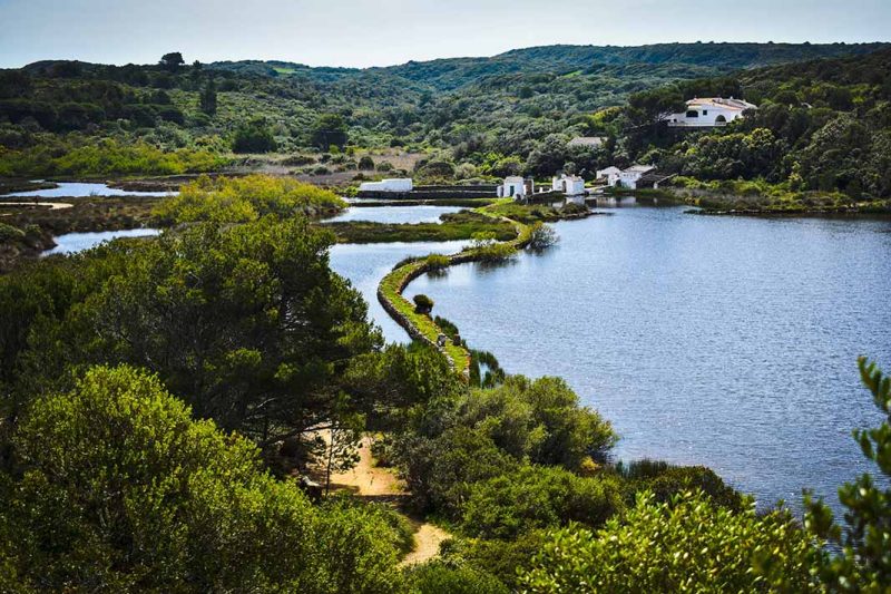 Pasear por el Parque Natural de S'albufera d'es Grau, Menorca