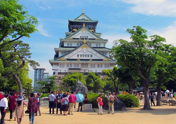 Hospedarse en Osaka: la zona tranquila del Castillo de Osaka
