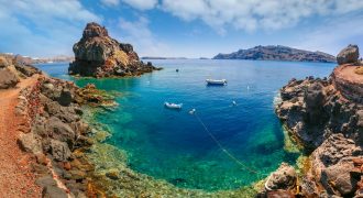 Playas de Santorini: Bahía de Amoudi