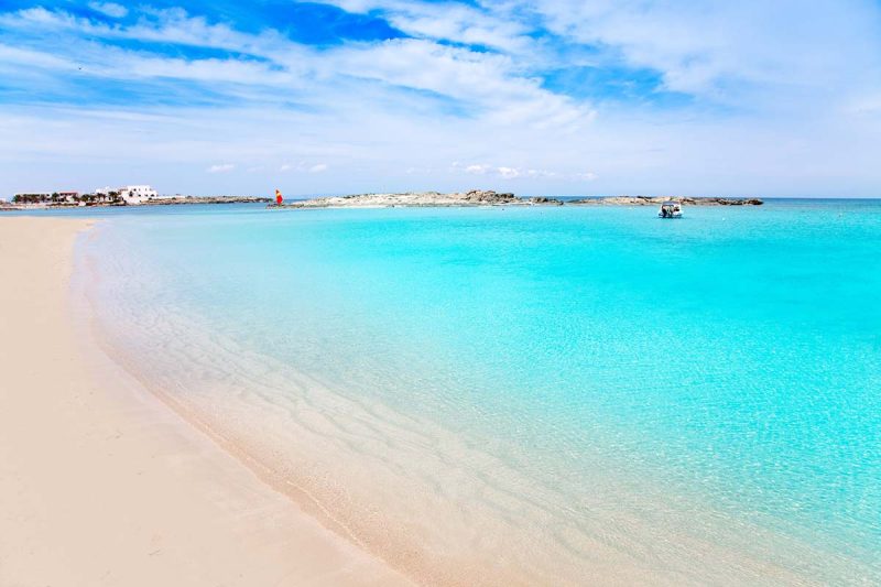 La Playa d'es Pujols en Formentera