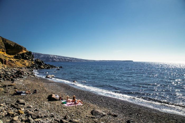 Playa de Katharos, Santorini