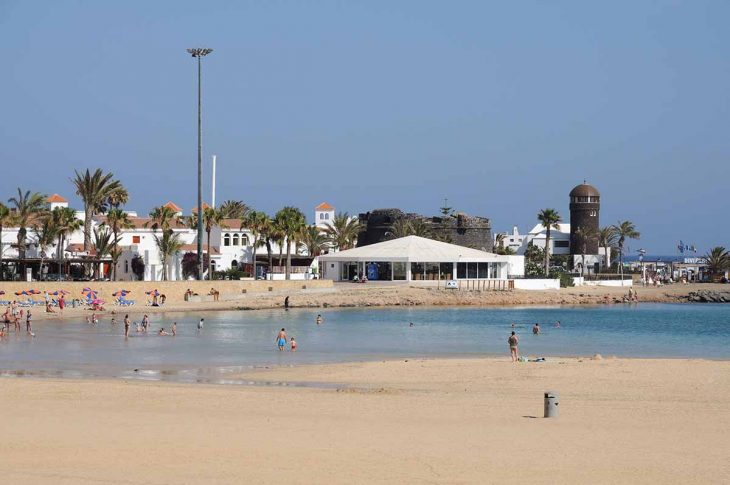 Caleta de Fuste, donde alojarse en Fuerteventura en familia