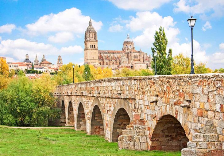 Contemplar la mejor vista de Salamanca desde su puente romano para hacer en Salamanca