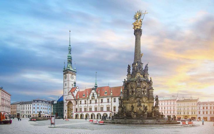 Olomouc, ciudad histórica en el centro de Moravia