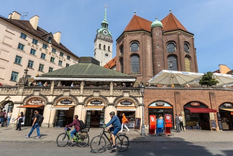 Viktualienmarkt, el mercado más famoso de Múnich